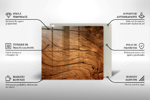 Deska kuchenna Tekstura deski drewna