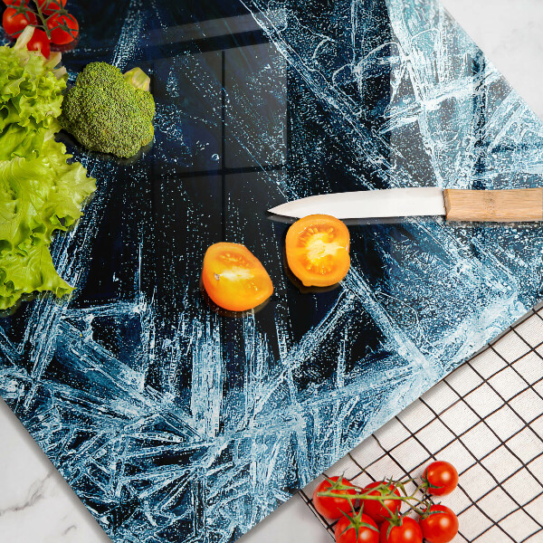 Deska kuchenna Struktura ostry lód