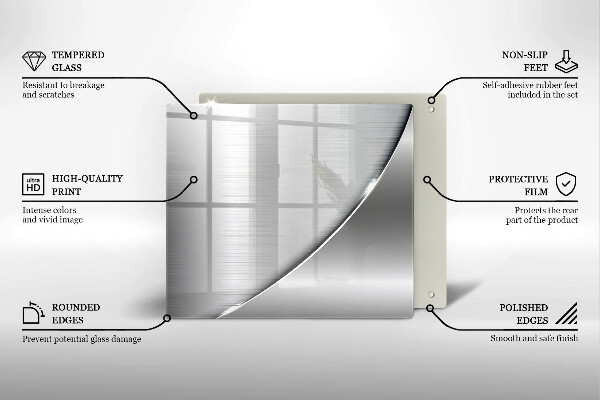 Deska kuchenna Metalowe kształty
