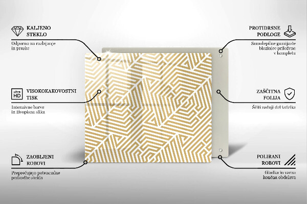 Deska kuchenna Geometryczne linie