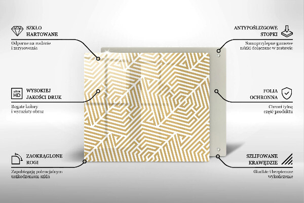 Deska kuchenna Geometryczne linie