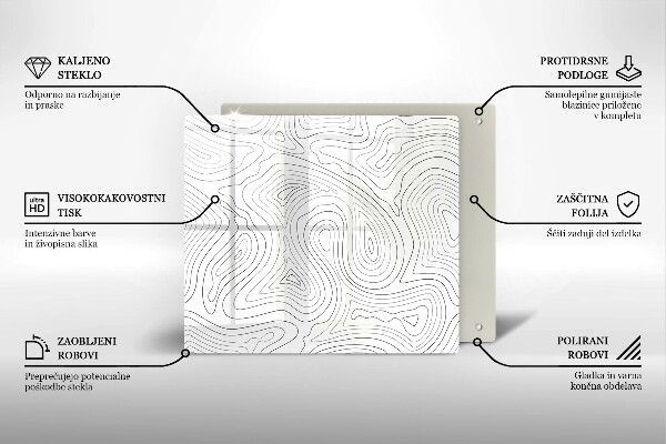 Deska kuchenna Abstrakcja kształty