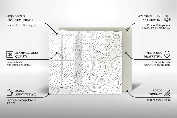 Deska kuchenna Abstrakcja kształty