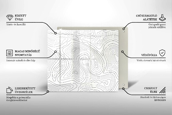 Deska kuchenna Abstrakcja kształty