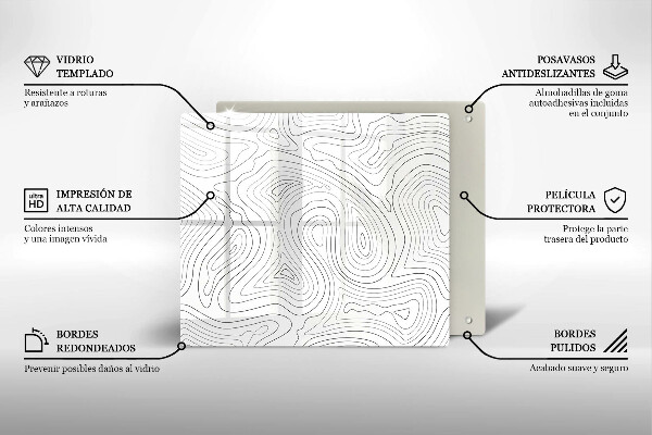 Deska kuchenna Abstrakcja kształty