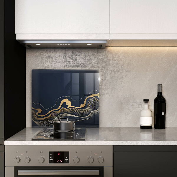 Deska kuchenna Abstrakcja złote linie