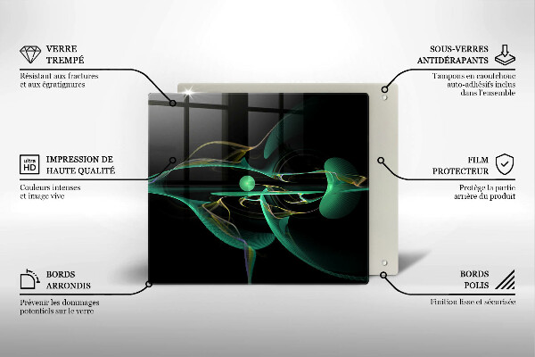 Deska kuchenna Nowoczesna abstrakcja