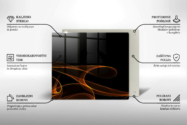 Deska kuchenna Abstrakcyjne linie