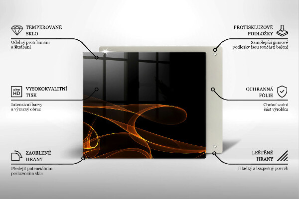 Deska kuchenna Abstrakcyjne linie