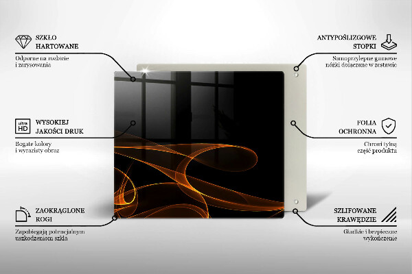 Deska kuchenna Abstrakcyjne linie