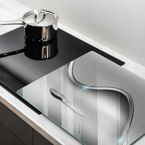 Deska kuchenna Metalowa abstrakcja