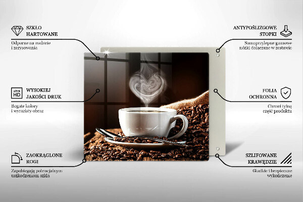 Deska kuchenna Kawa i filiżanka