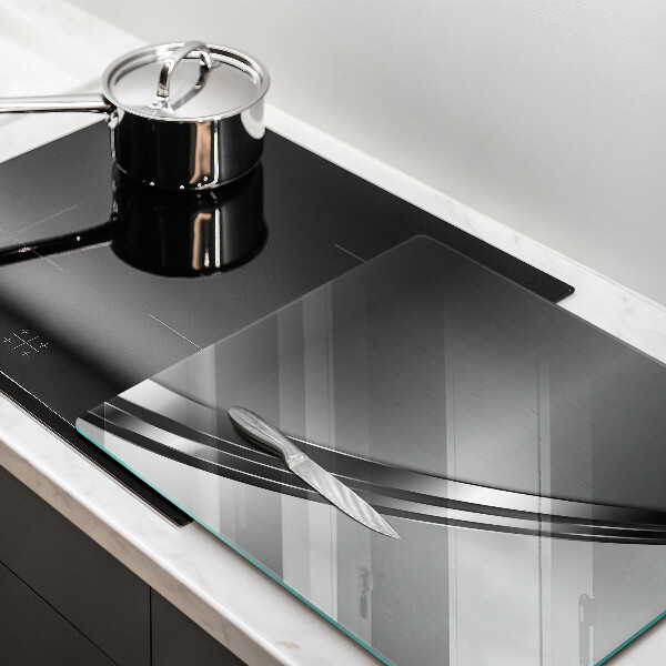 Deska kuchenna Metalowa abstrakcja