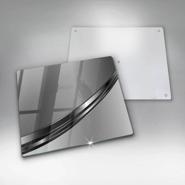 Deska kuchenna Metalowa abstrakcja