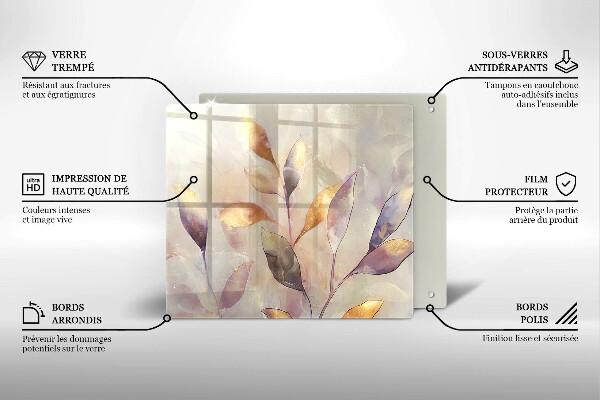 Deska kuchenna Malowane boho liście