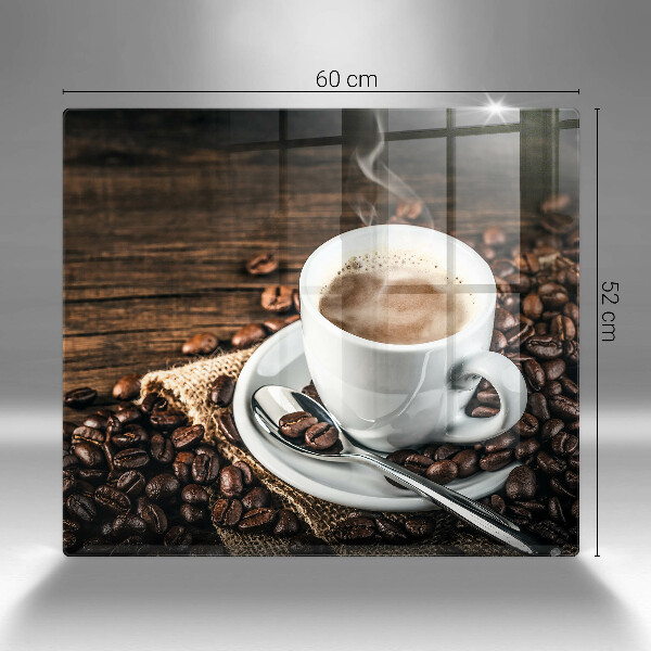 Deska kuchenna Filiżanka i ziarna kawy