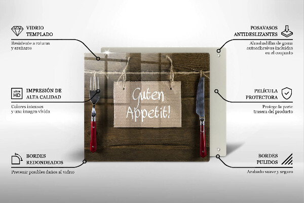 Deska kuchenna Deski napis Guten Apetit