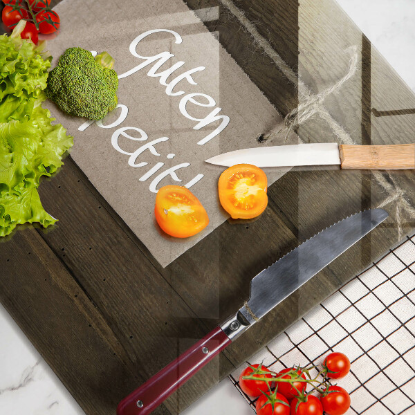 Deska kuchenna Deski napis Guten Apetit