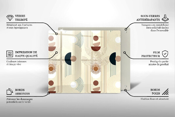Deska kuchenna Geometria boho kształty