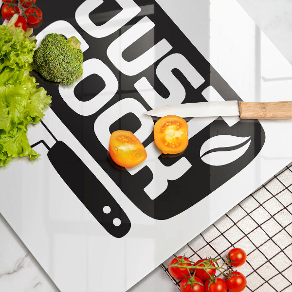 Deska kuchenna Kuchenny napis Just cook