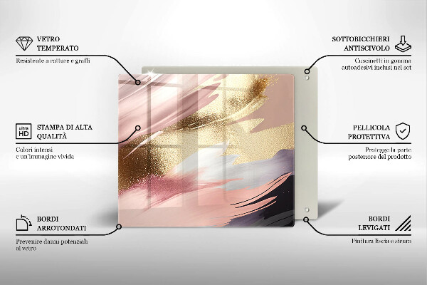 Deska do krojenia Pastelowe plamy