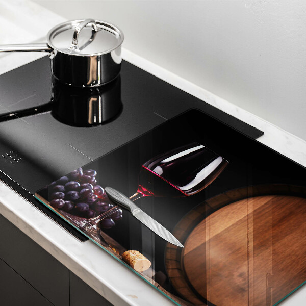 Deska do krojenia Beczka wina kieliszek