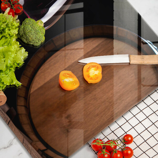 Deska do krojenia Beczka wina kieliszek