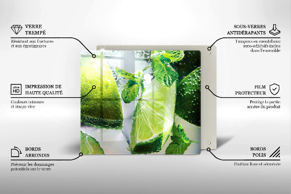 Deska do krojenia Woda z limonką i lodem