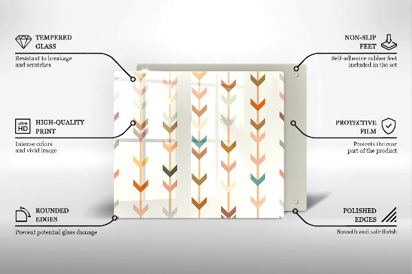 Deska do krojenia Elementy geometryczne