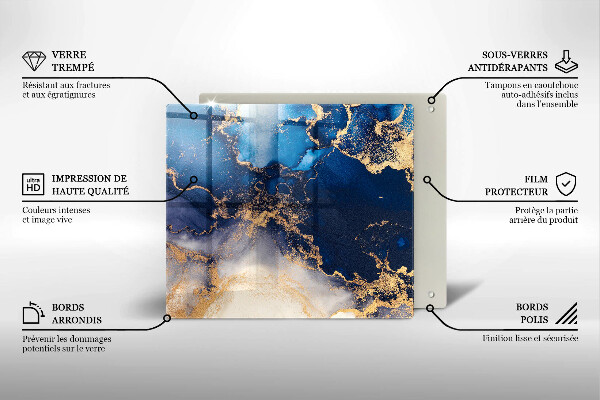 Deska do krojenia Marmurowa abstrakcja