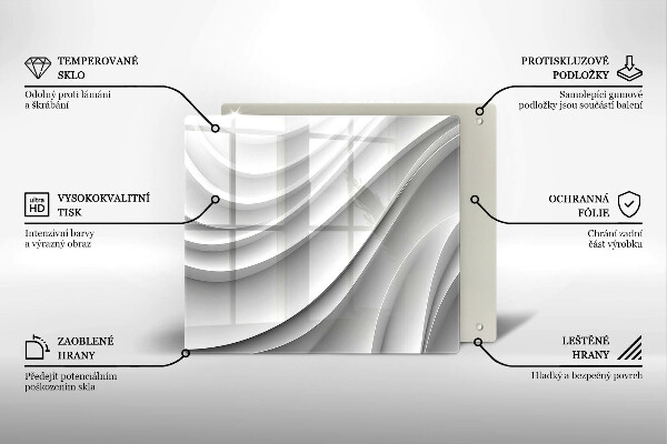 Deska do krojenia Linie geometryczne