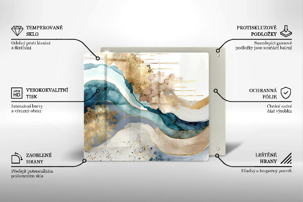 Deska do krojenia Kolorowy marmur