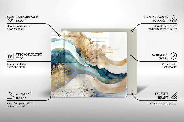 Deska do krojenia Kolorowy marmur