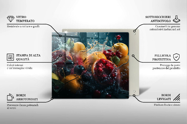Deska do krojenia Owoce w wodzie