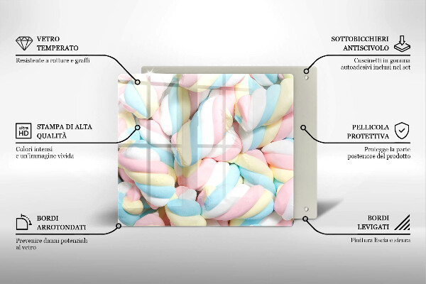 Deska do krojenia Kolorowe pianki