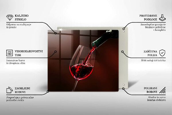 Deska do krojenia Kieliszek wina