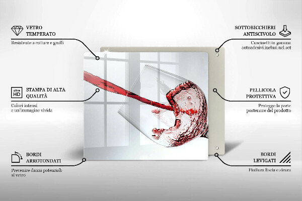Deska do krojenia Czerwone wino