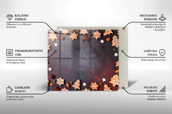 Deska do krojenia Pierniczki świąteczne