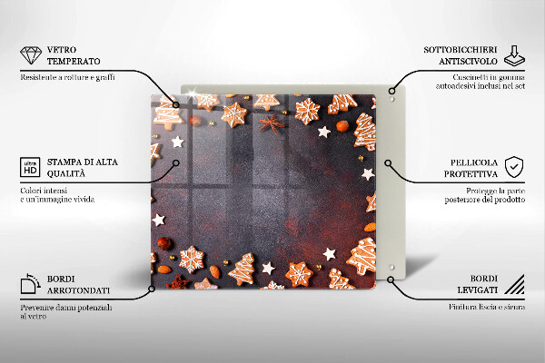 Deska do krojenia Pierniczki świąteczne