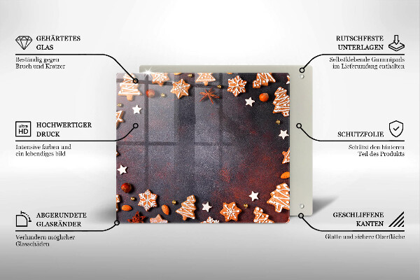 Deska do krojenia Pierniczki świąteczne