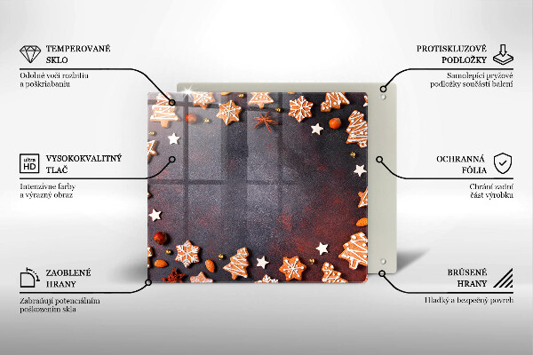 Deska do krojenia Pierniczki świąteczne