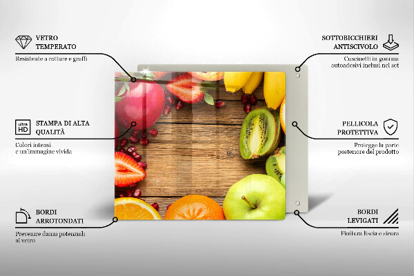 Deska do krojenia Świeże owoce