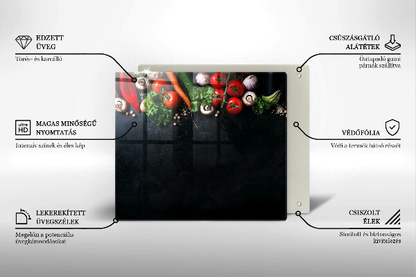 Deska do krojenia Kolorowe warzywa