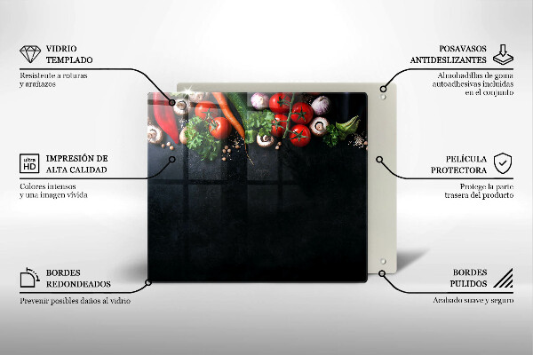 Deska do krojenia Kolorowe warzywa