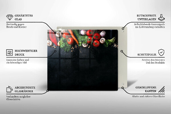 Deska do krojenia Kolorowe warzywa