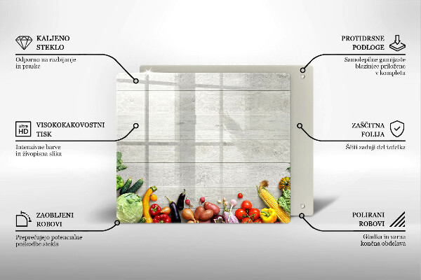 Deska kuchenna Warzywa na deskach