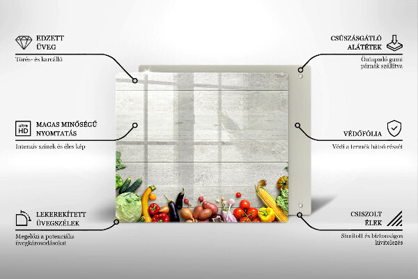 Deska kuchenna Warzywa na deskach