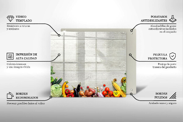 Deska kuchenna Warzywa na deskach