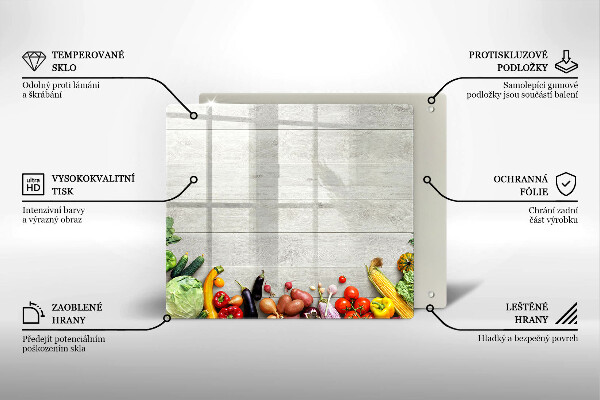 Deska kuchenna Warzywa na deskach