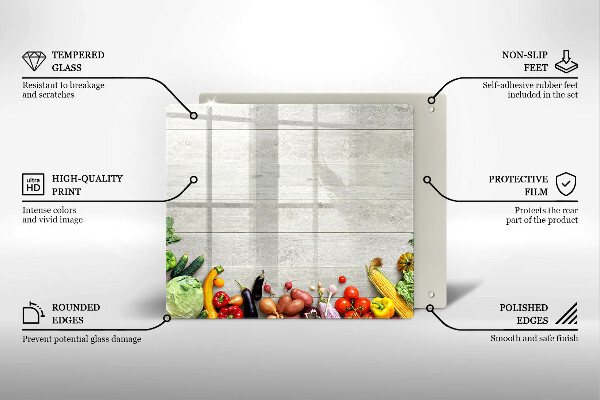 Deska kuchenna Warzywa na deskach